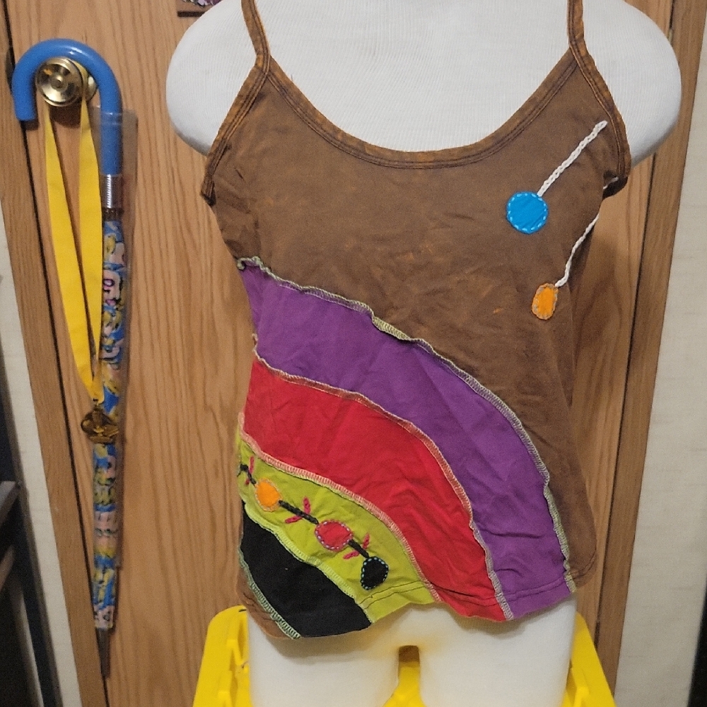 Boho Patchwork Tank Top